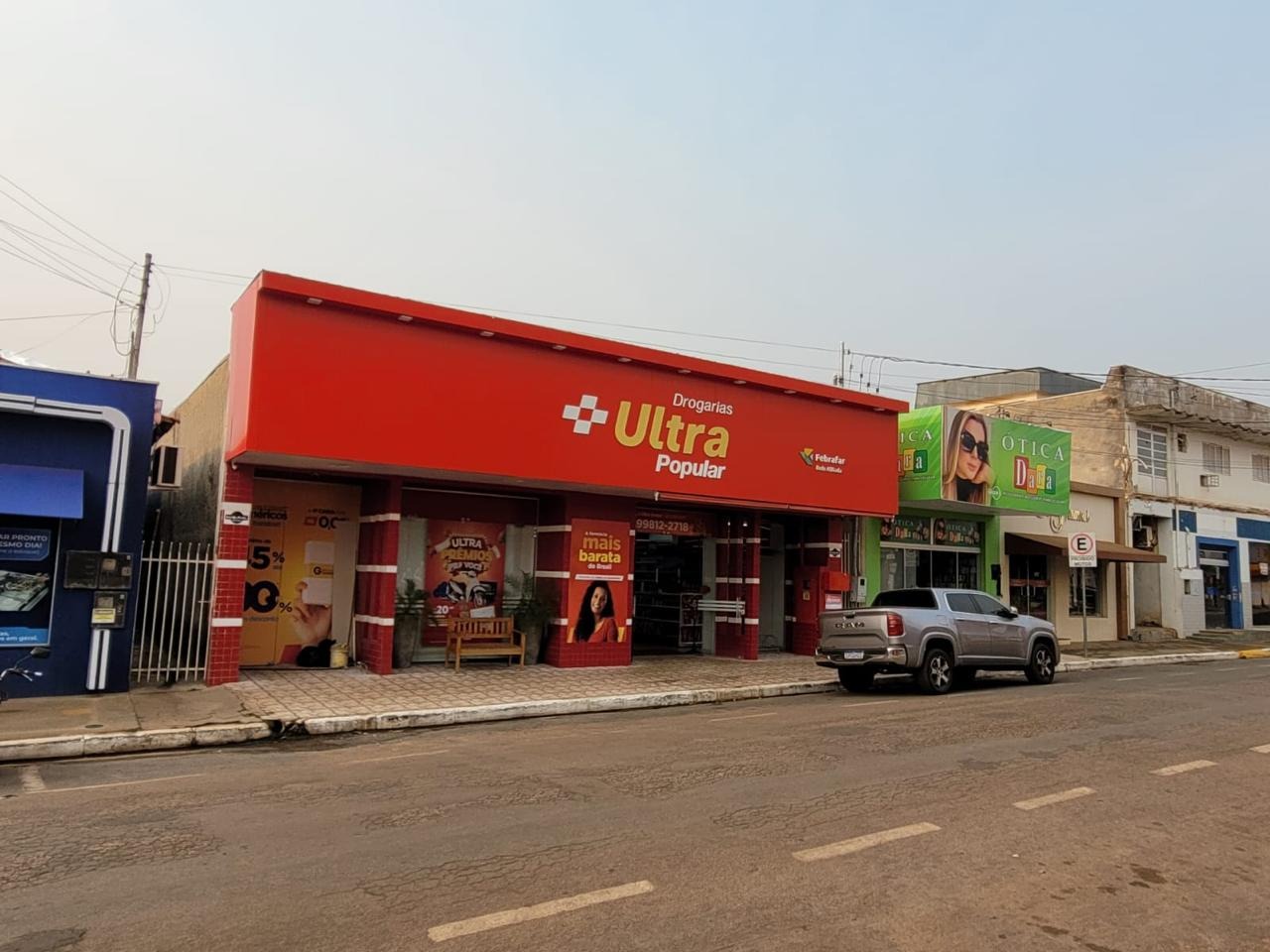 Fachada da loja Ultra Popular em Mirassol do Oeste